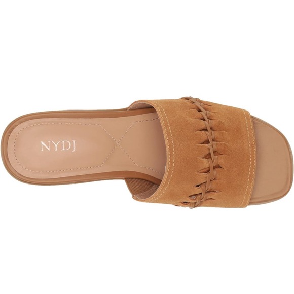 NYDJ Women's Wedge Pump | Size 8 | Suede | Color: Cognac | MSRP $130 - Picture 4 of 6